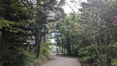 東神楽神社の自然