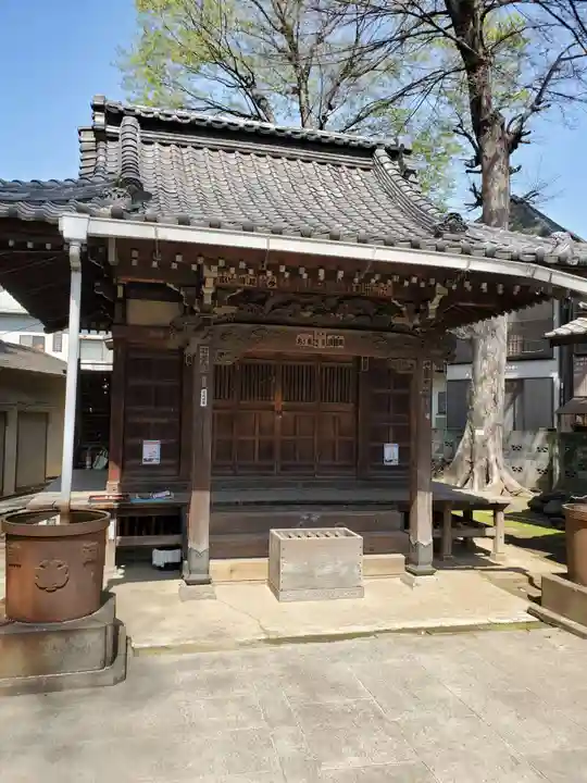 清土鬼子母神堂の本殿・本堂