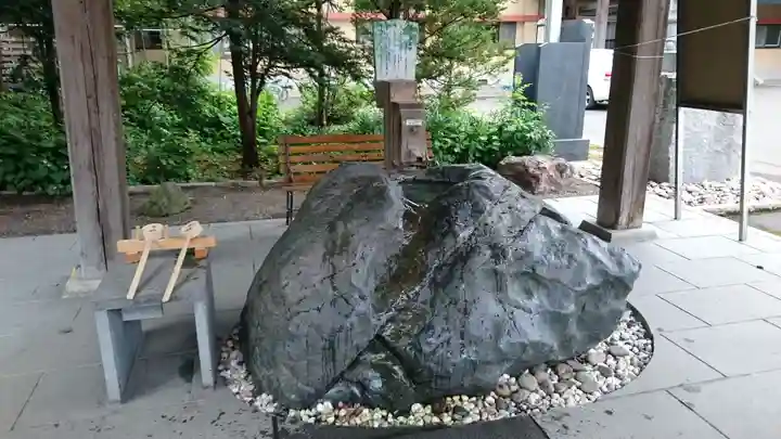 旭川神社の手水舎