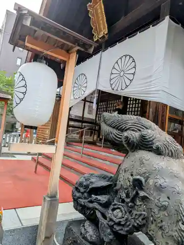 北海道神宮頓宮の狛犬