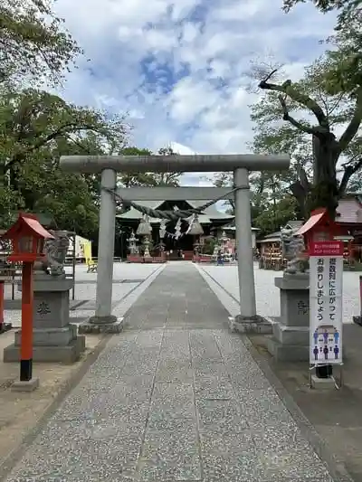 上野総社神社の鳥居