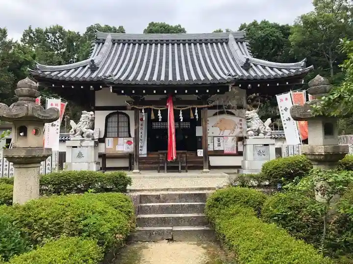 壺井八幡宮の本殿・本堂