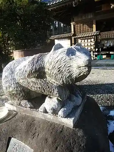 黒沼神社の狛犬