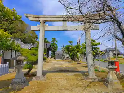 八幡社(鈴井町)の鳥居