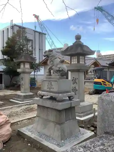 椿神明社の狛犬