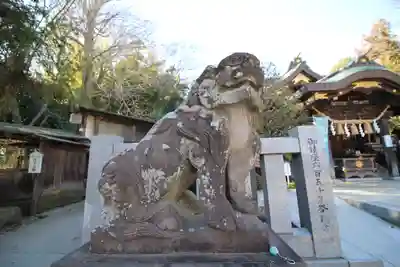 春日部八幡神社の狛犬