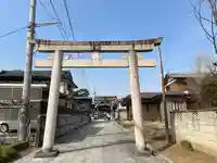 板倉雷電神社の鳥居