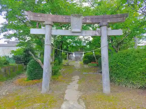 山王社（観音堂屋敷）の鳥居