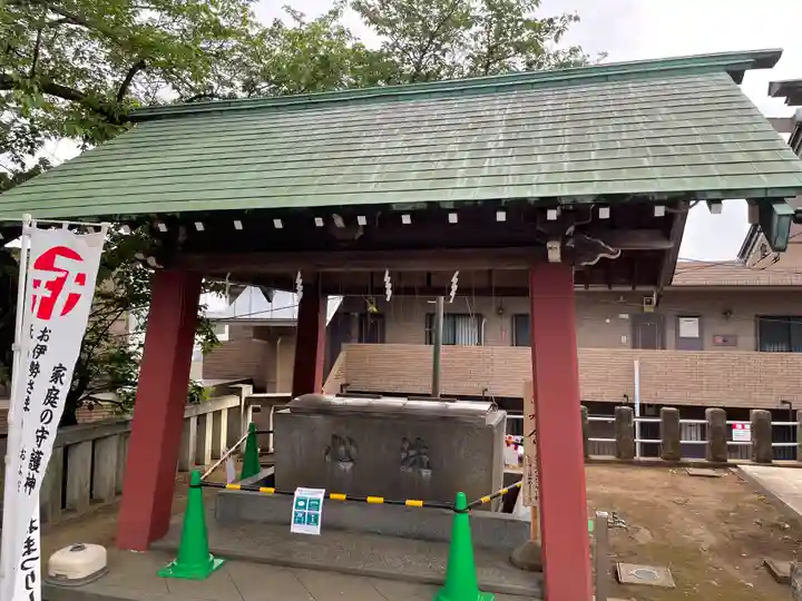 瀬田玉川神社の手水舎