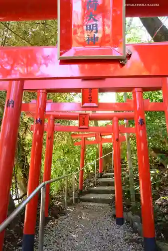 白笹稲荷神社の鳥居