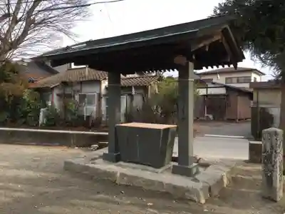 風間神社の手水舎
