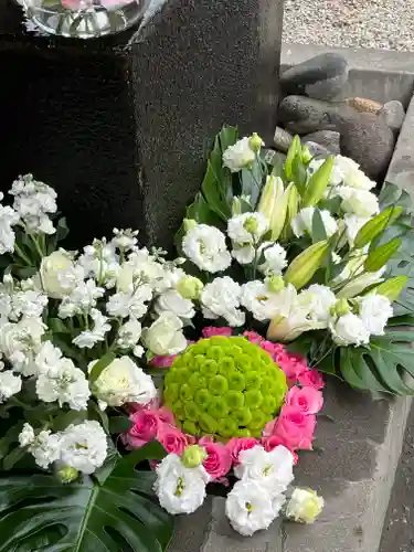 上尾御嶽神社の手水