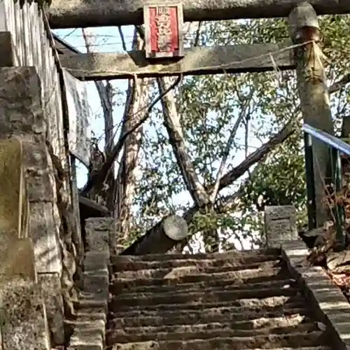 浅川金刀比羅神社 の鳥居