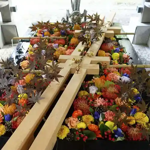 帯廣神社の手水舎