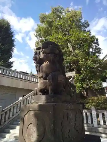 桐ヶ谷氷川神社の狛犬