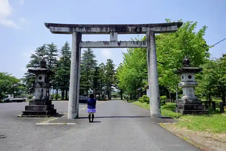 作楽神社の鳥居