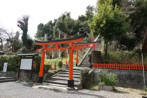 建勲神社の鳥居