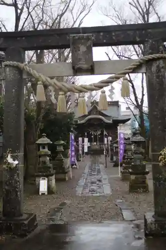 取手八坂神社の鳥居