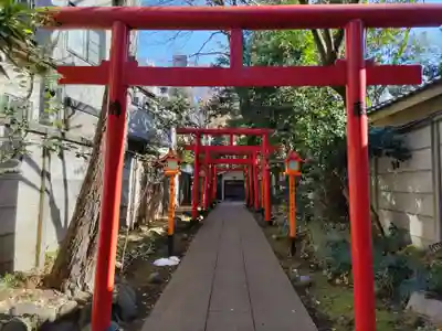 威光稲荷堂の鳥居