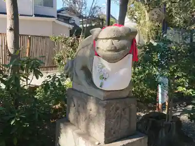 菊田神社の狛犬