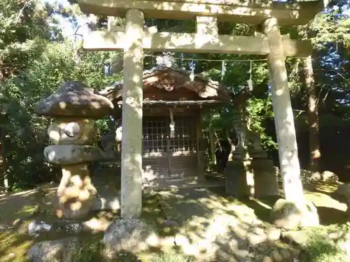 馬見岡綿向神社の鳥居