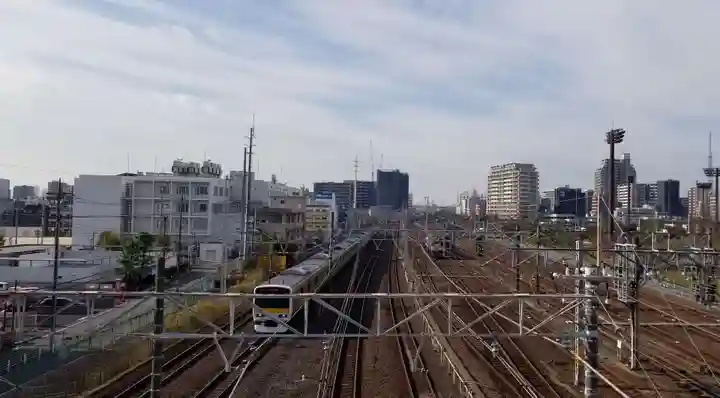 上平井天祖神社の周辺