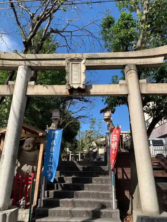 品川貴船神社の鳥居
