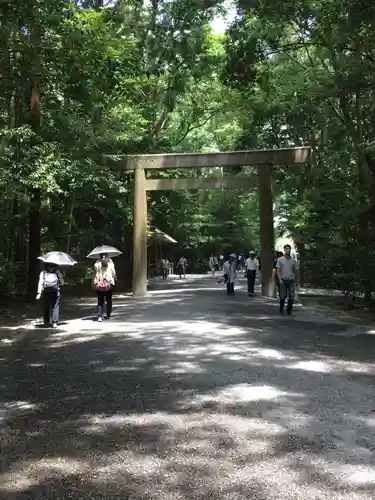 伊勢神宮内宮（皇大神宮）の鳥居