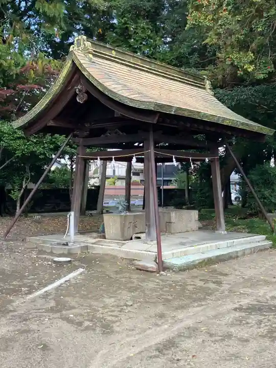 大毛神社(大毛五百入塚)の手水舎