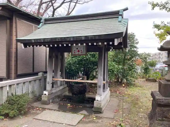 野庭神明社の手水舎
