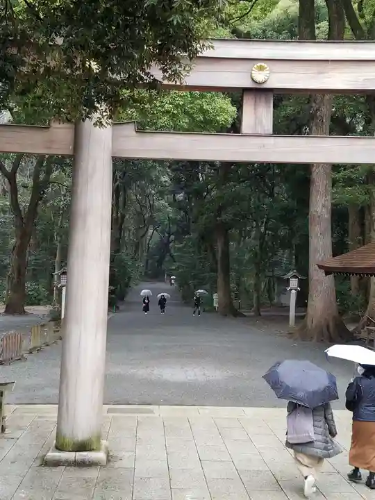 明治神宮の鳥居