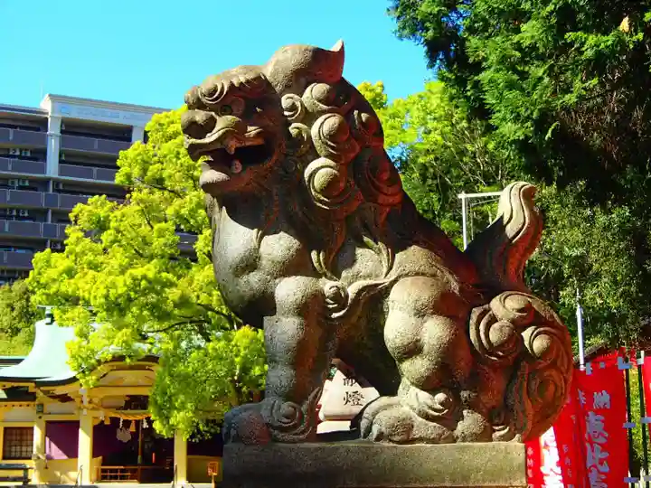 白山神社の狛犬