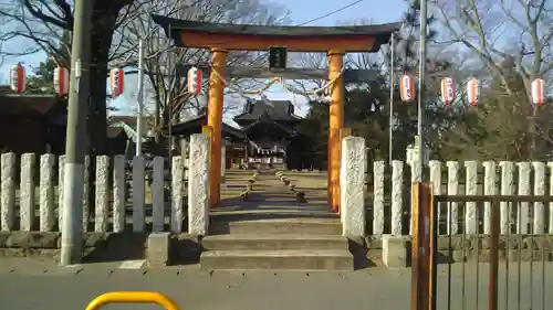 水海道八幡神社の鳥居