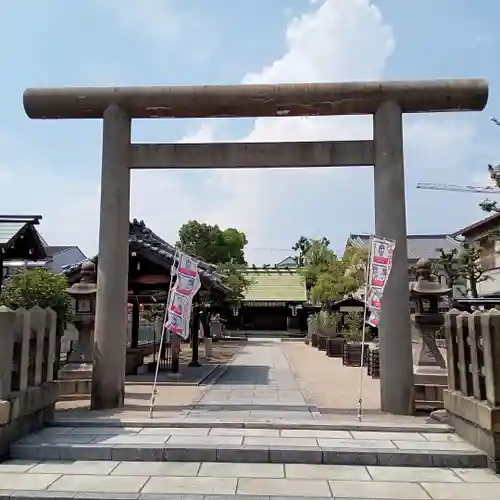 朝日神明社の鳥居