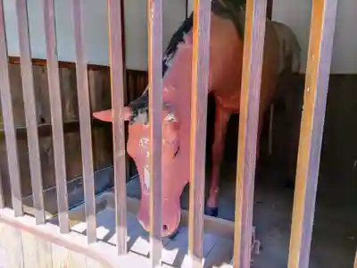 白山神社(木曽川町黒田)の狛犬