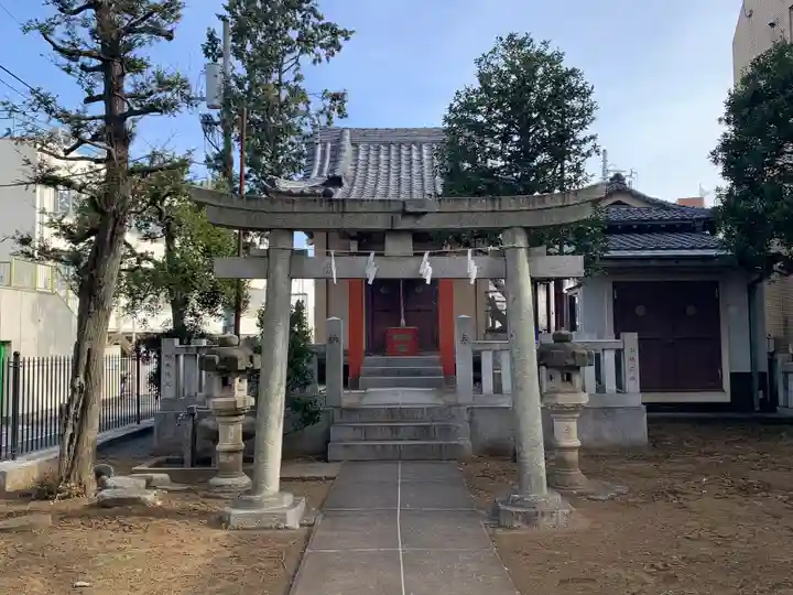 豊敬稲荷神社(ときわ台天祖神社境外末社)の鳥居
