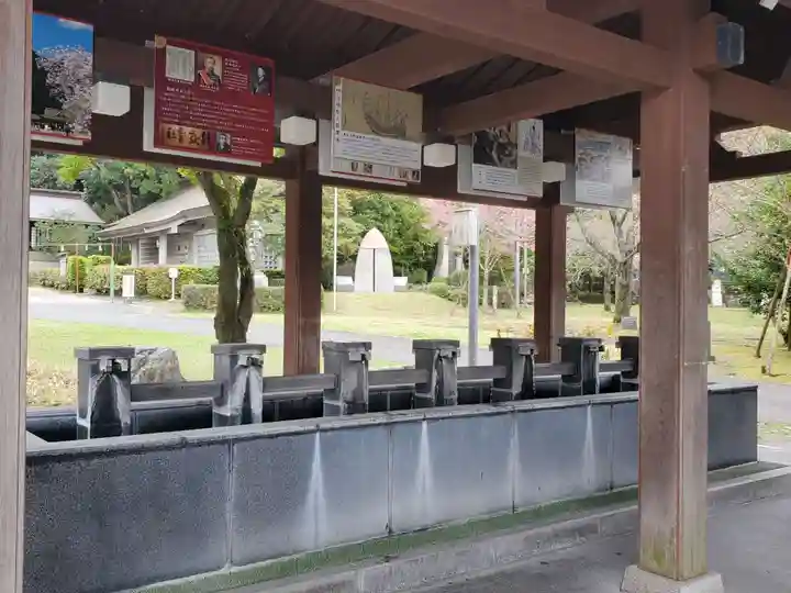 鹿児島縣護國神社の手水舎