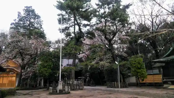 石神井氷川神社の庭園