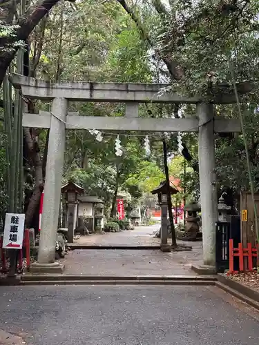 道野辺八幡宮の鳥居