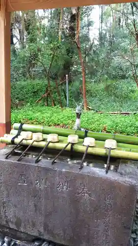 息栖神社の手水舎