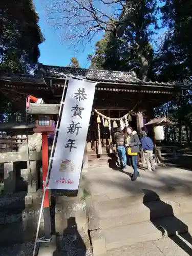 間々田八幡宮の初詣