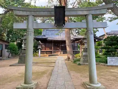 茂侶神社の鳥居