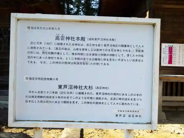 高龗神社(芦沼町)(栃木県)