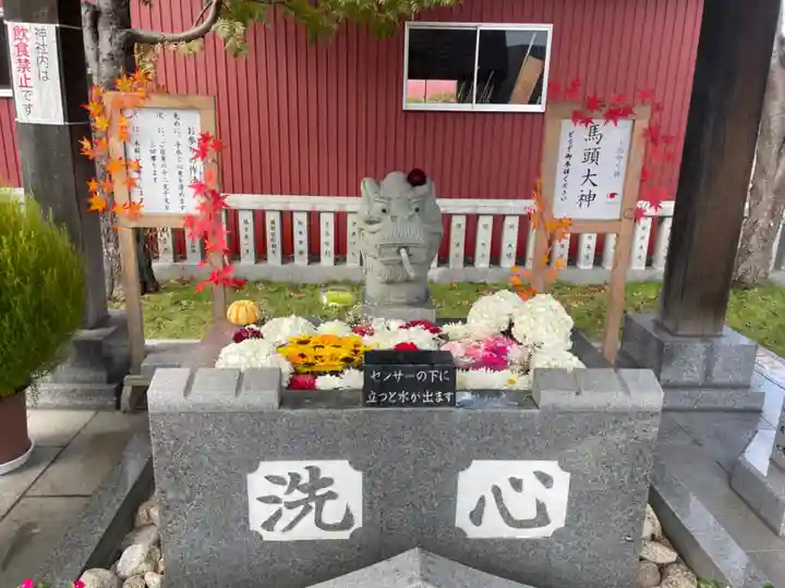 新川皇大神社の手水舎