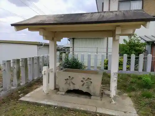 森津社の手水舎