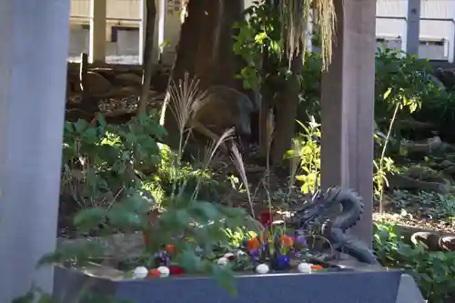 東海市熊野神社の手水舎