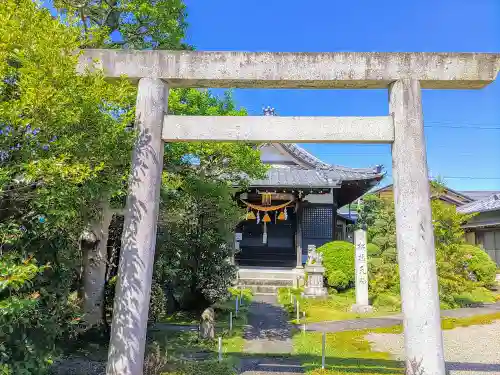 松杜天神社の鳥居