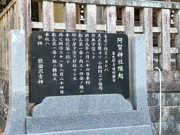 阿賀神社(滋賀県)
