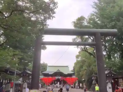 溝旗神社（肇國神社）の鳥居