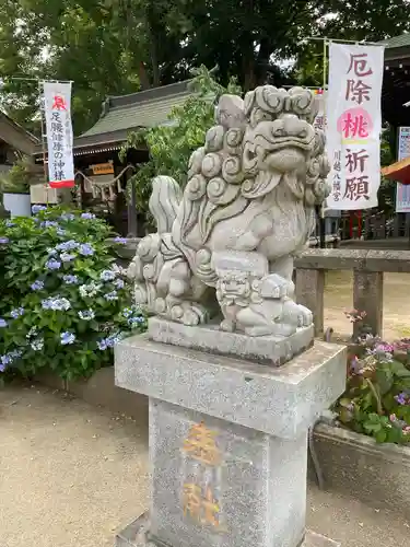 川越八幡宮の狛犬